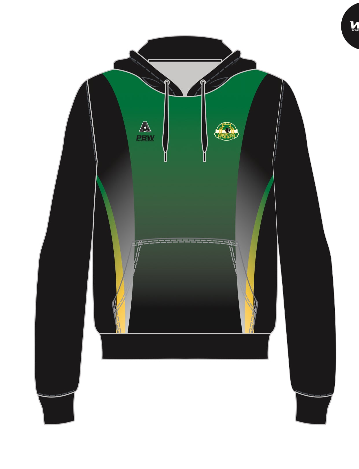 Wallan Bowling Club Unisex Pennant Hoodie