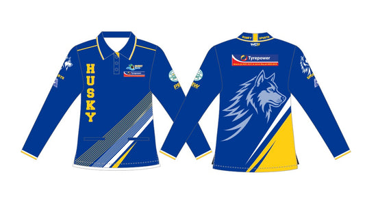 Husky Sports Ladies Long Sleeve Polo