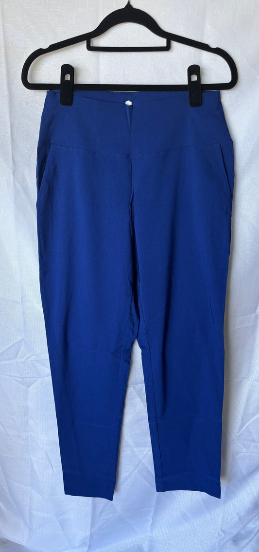 Holland Park Ladies Stretchy Topaz Pants - Royal Blue