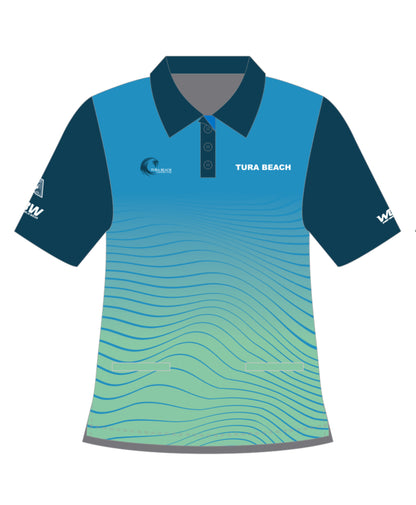 Tura Beach Bowling Club Ladies Short Sleeve Polo