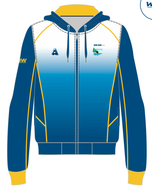 Warrnambool Bowling Club Pennant Unisex Zipped Hoodie