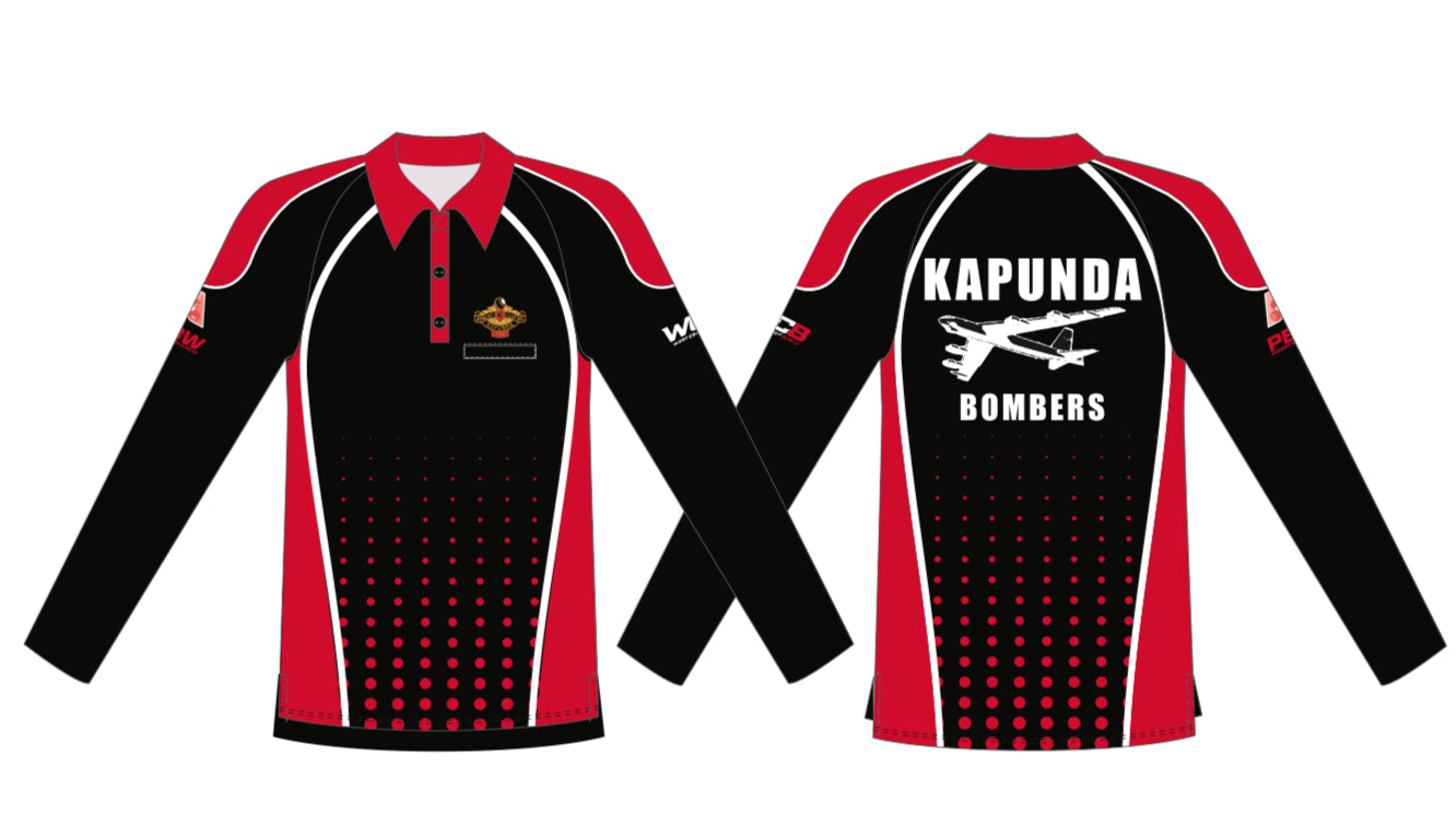 Kapunda Bowling Club Mens Long Sleeved Polo