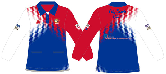 Colac City Bowling Club Uniform Ladies Long Sleeve Polo
