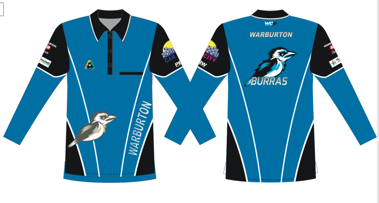 Warburton Bowls Club Mens Long Sleeve Polo
