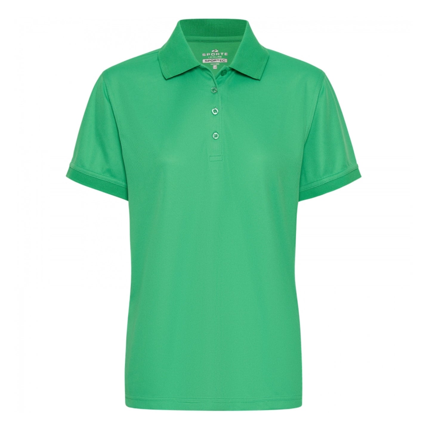 Sporte Leisure Ladies Short Sleeve Polo- Leaf