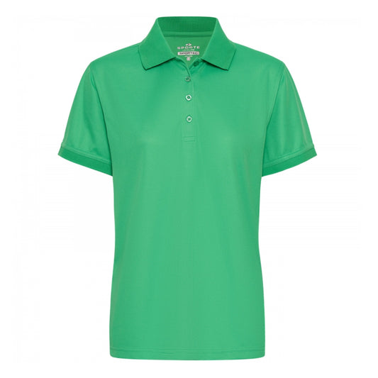 Sporte Leisure Ladies Short Sleeve Polo- Leaf