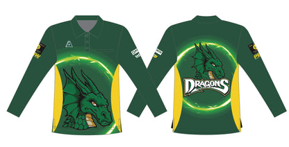 Dundee Dragons Mens Long Sleeve Polo