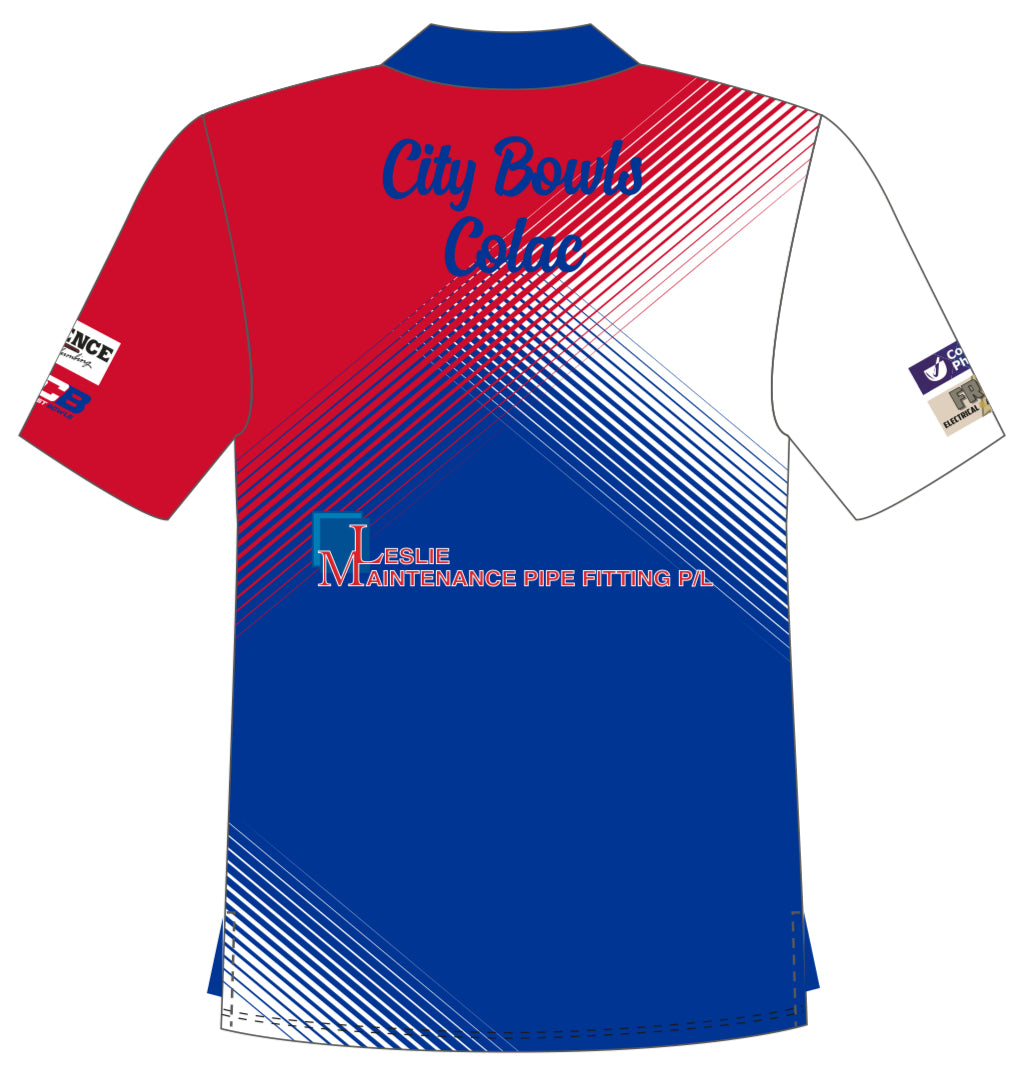 Colac City Bowling Club Uniform Mens Polo