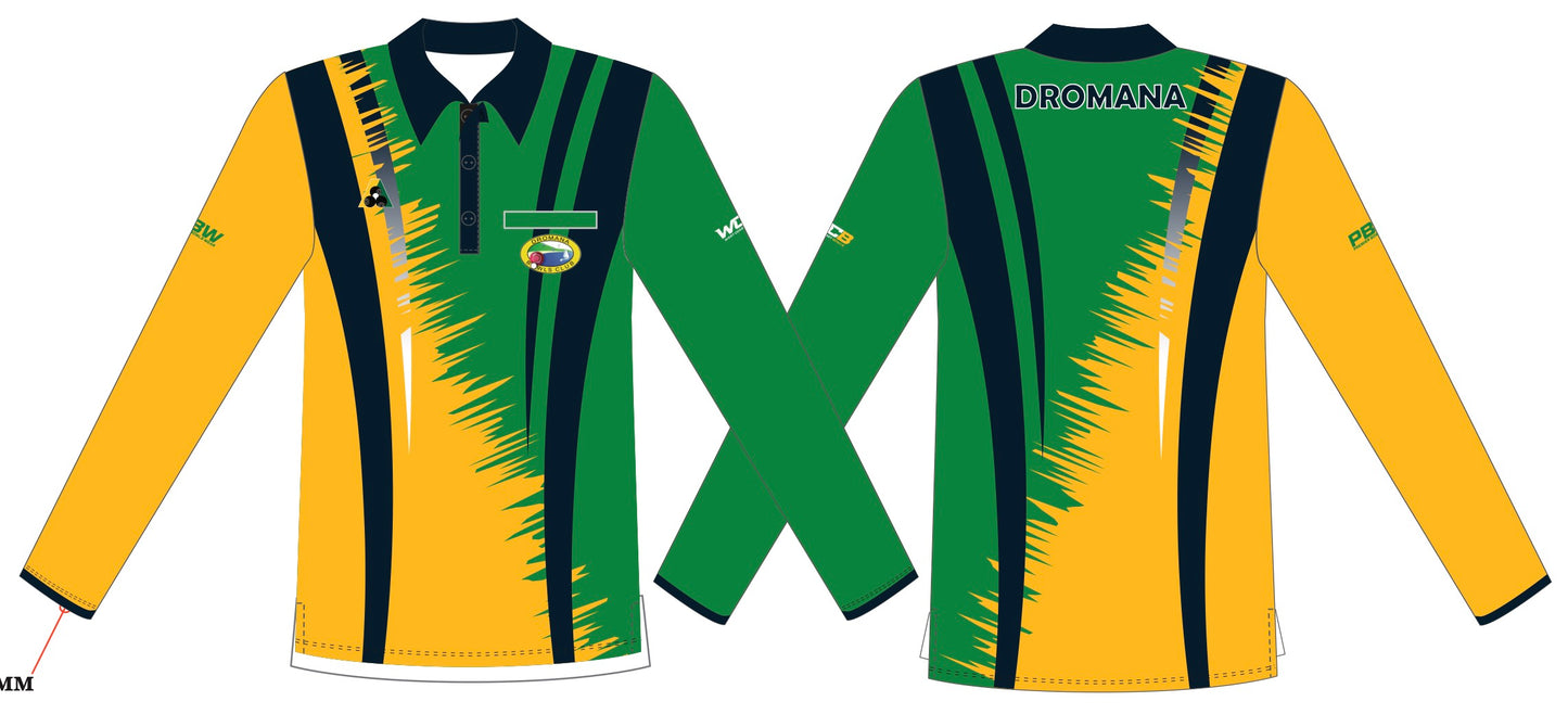 Dromana Bowling Club Mens Long Sleeve Polo