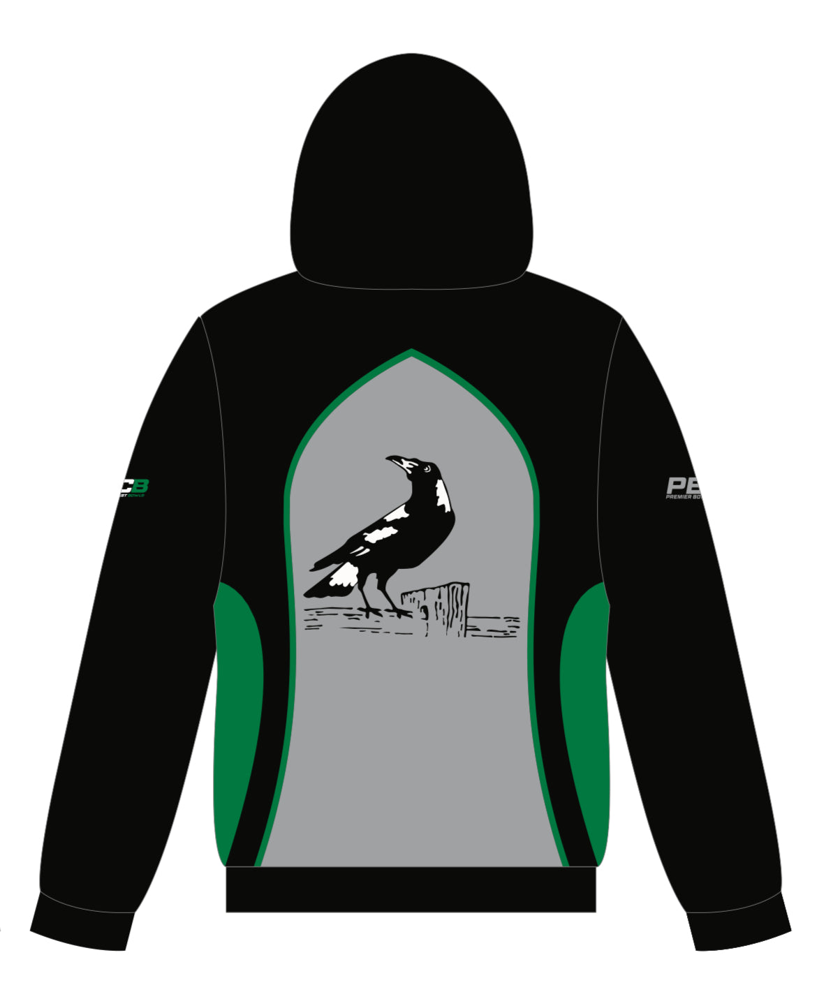 Camperdown Magpies Unisex Zipped Hoodie