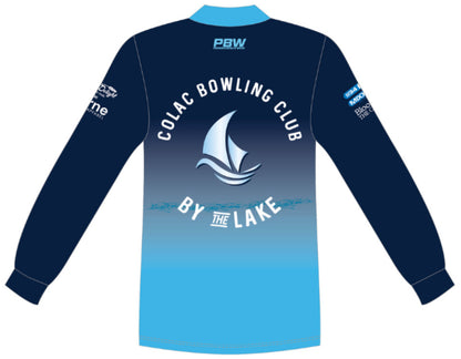 Colac Bowling Club Mens Long Sleeved Polo