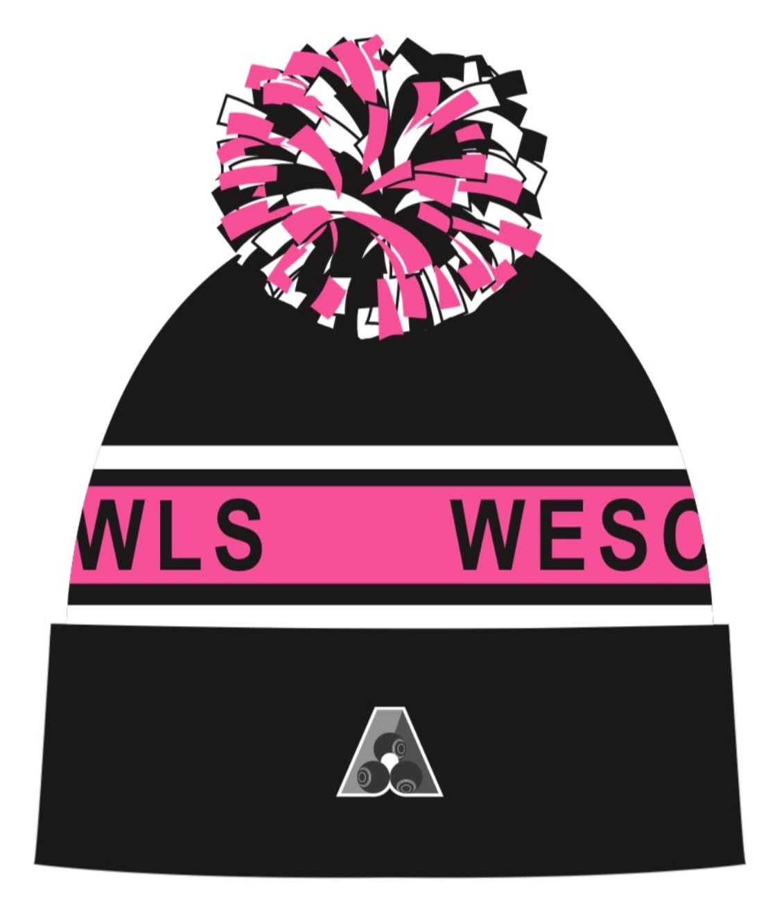 WCB Beanie Black & Pink