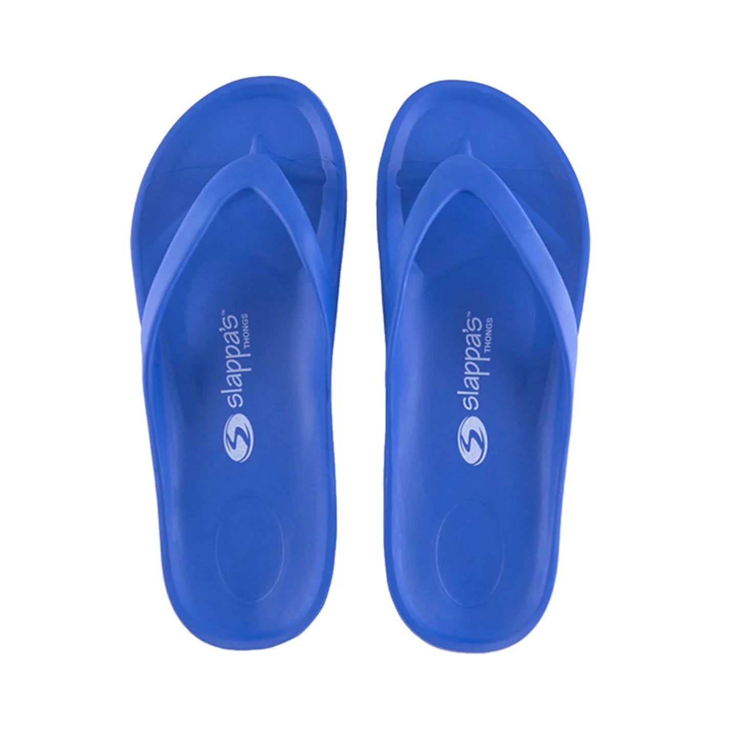 Slappas Arch Support Thongs - Blue