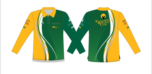 Scarborough Bowling Club Mens Long Sleeve Polo