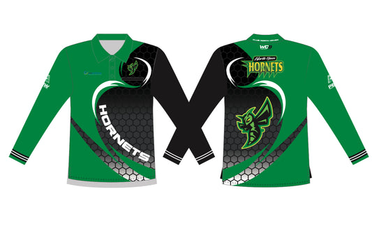North Haven Hornets Mens Long Sleeve Polo