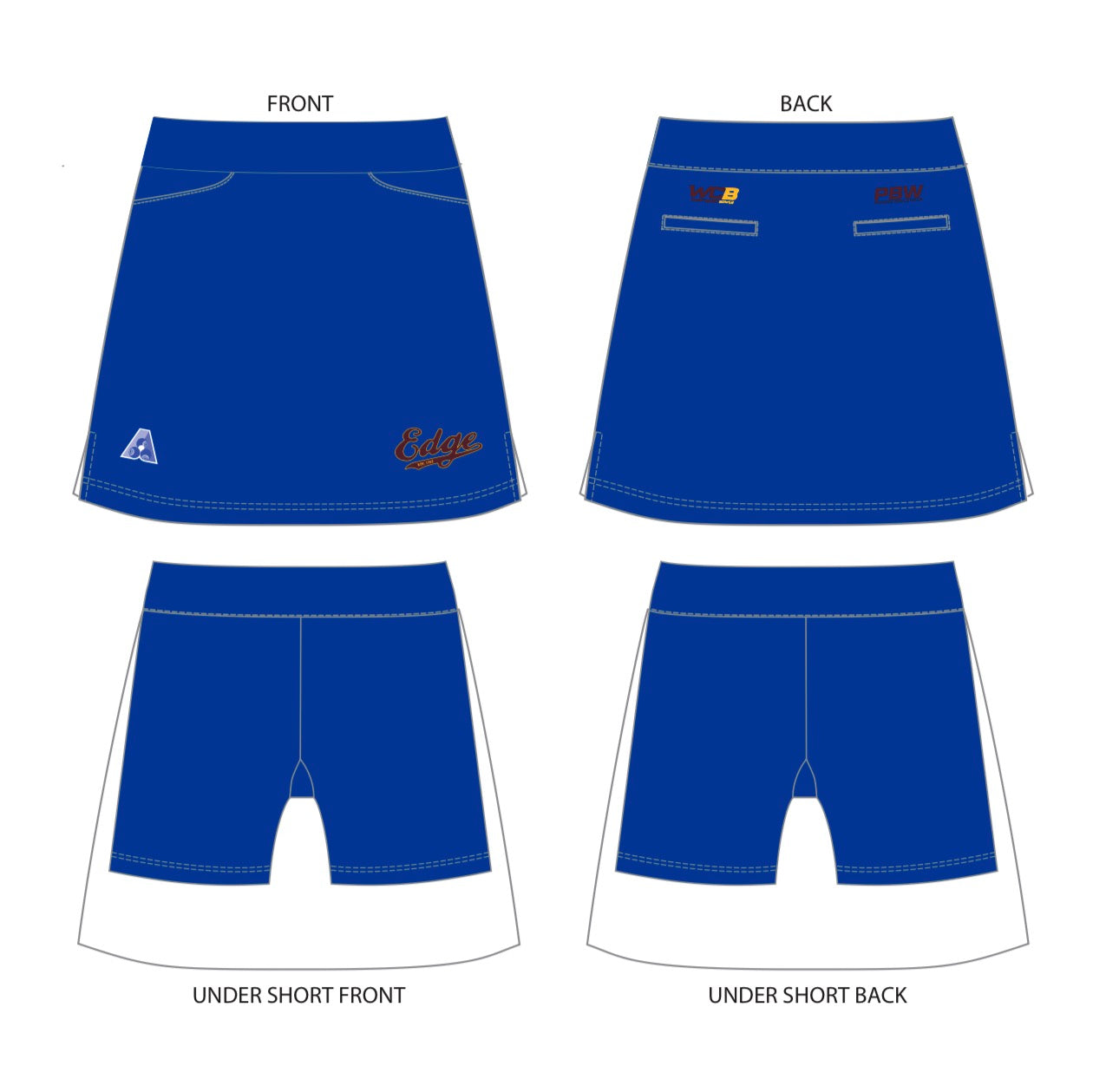 Mentone Bowling Club Ladies Pennant Skort