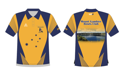 Mount Gambier Bowling Club Mens Short Sleeve Polo