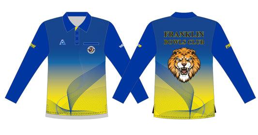 Franklin Bowls Club Mens Long Sleeve Polo