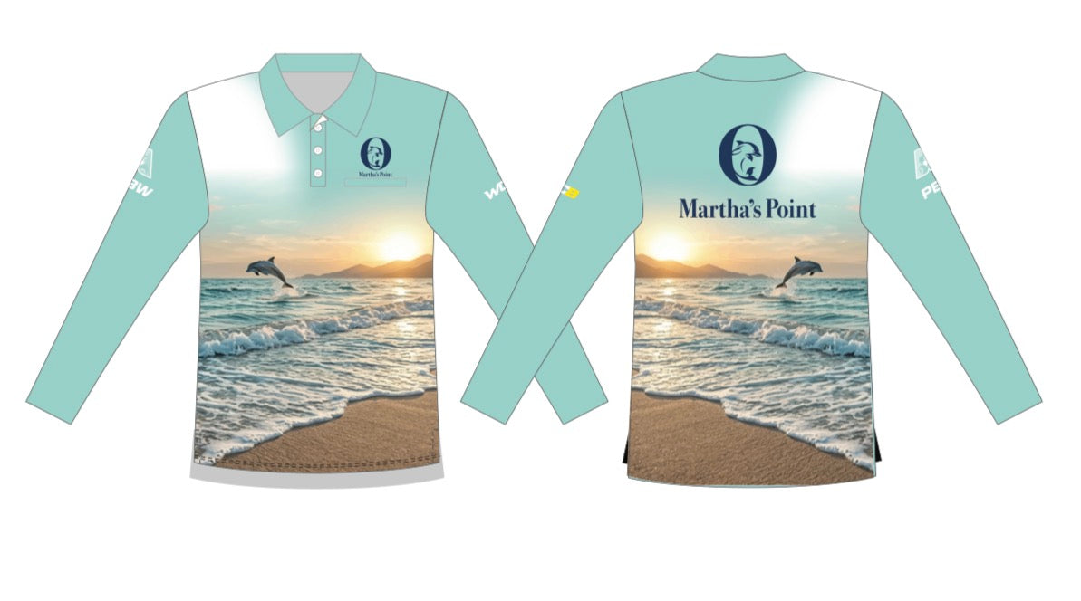 Martha’s Point Mens Long Sleeve Polo