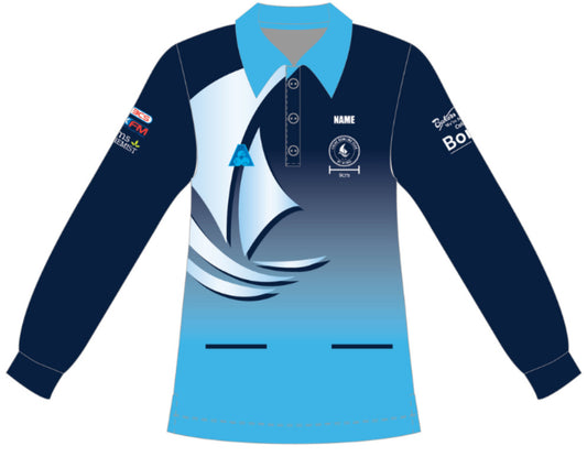 Colac Bowling Club Uniform Ladies Long Sleeve Polo