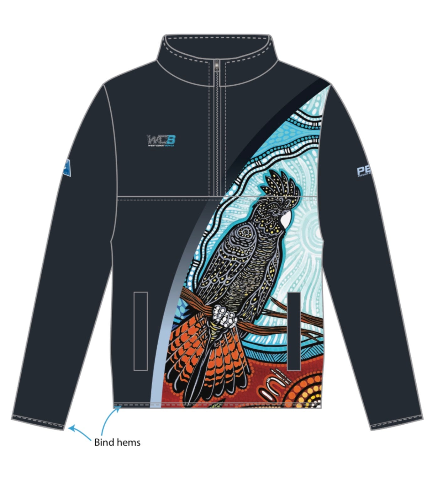 WCB Cockatoo 1/4 Zip Jacket