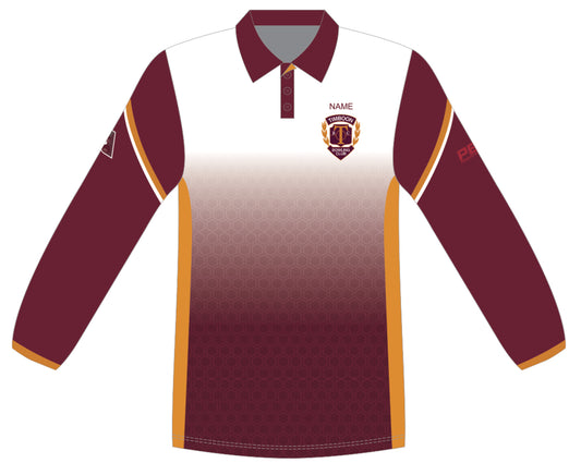 Timboon Bowling Club Mens Long Sleeved Polo