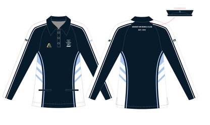 Ararat VRI Bowls Club Ladies Long Sleeve Polo