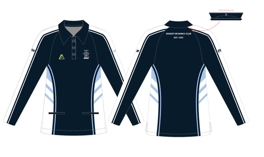 Ararat VRI Bowls Club Ladies Long Sleeve Polo
