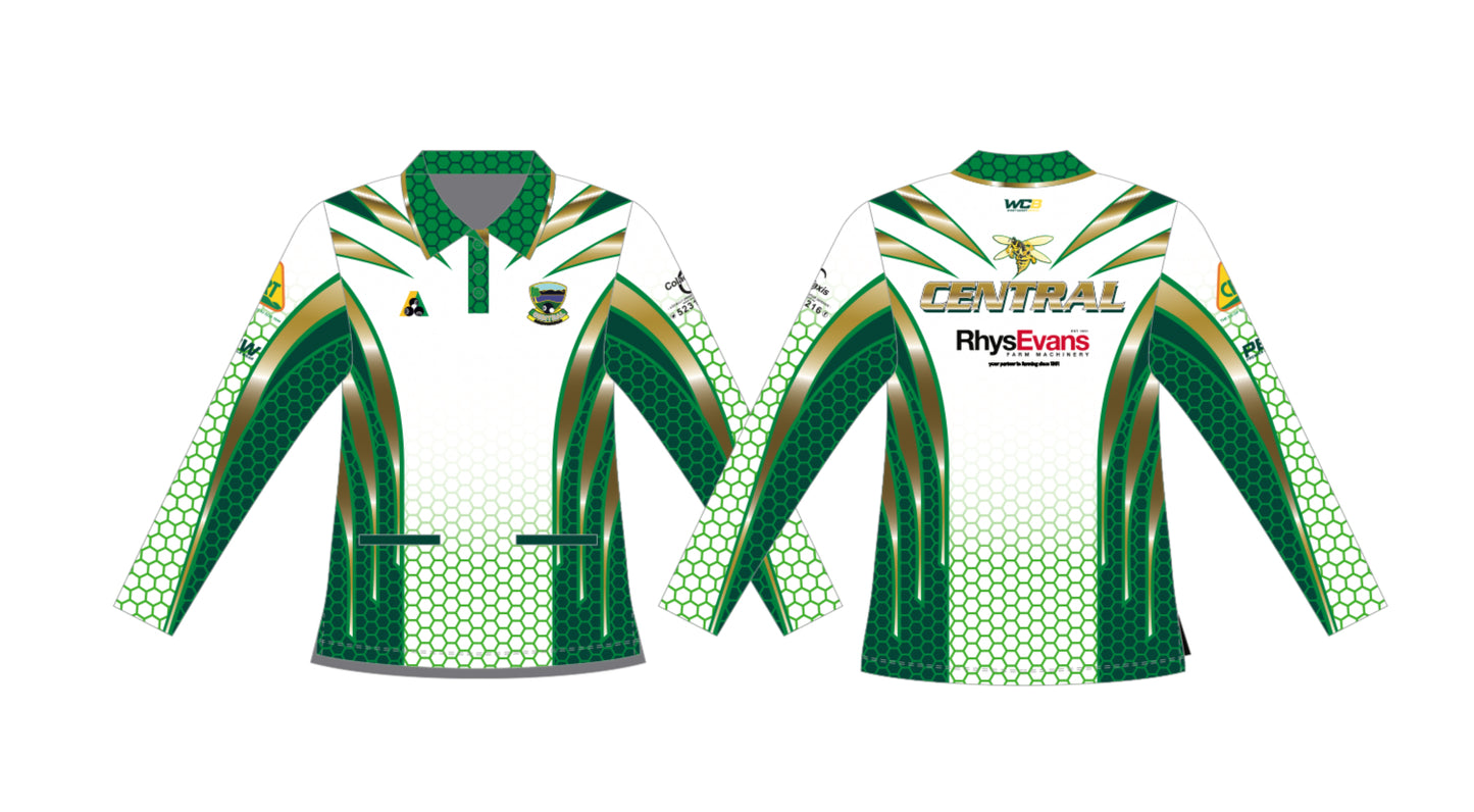 Central Bowling Club Colac Ladies Long Sleeve Polo