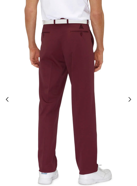 Men’s Tailored Pants - Maroon