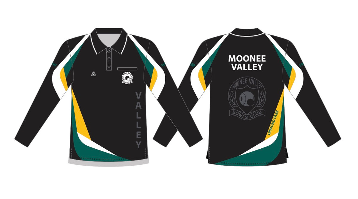 Moonee Valley Mens Long Sleeve Polo