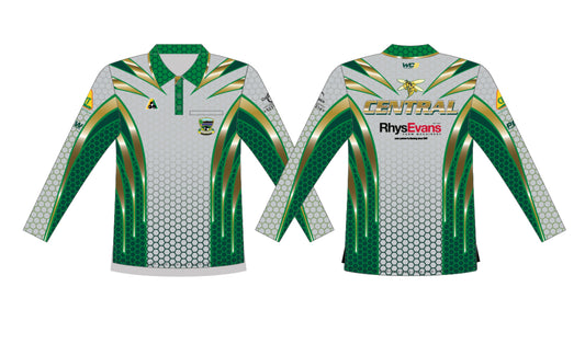 Central Bowling Club Colac Mens Long Sleeve Polo