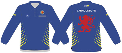 Bannockburn Bowling Club Long Sleeved Unisex Tournament polo
