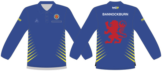 Bannockburn Bowling Club Long Sleeved Unisex Tournament polo
