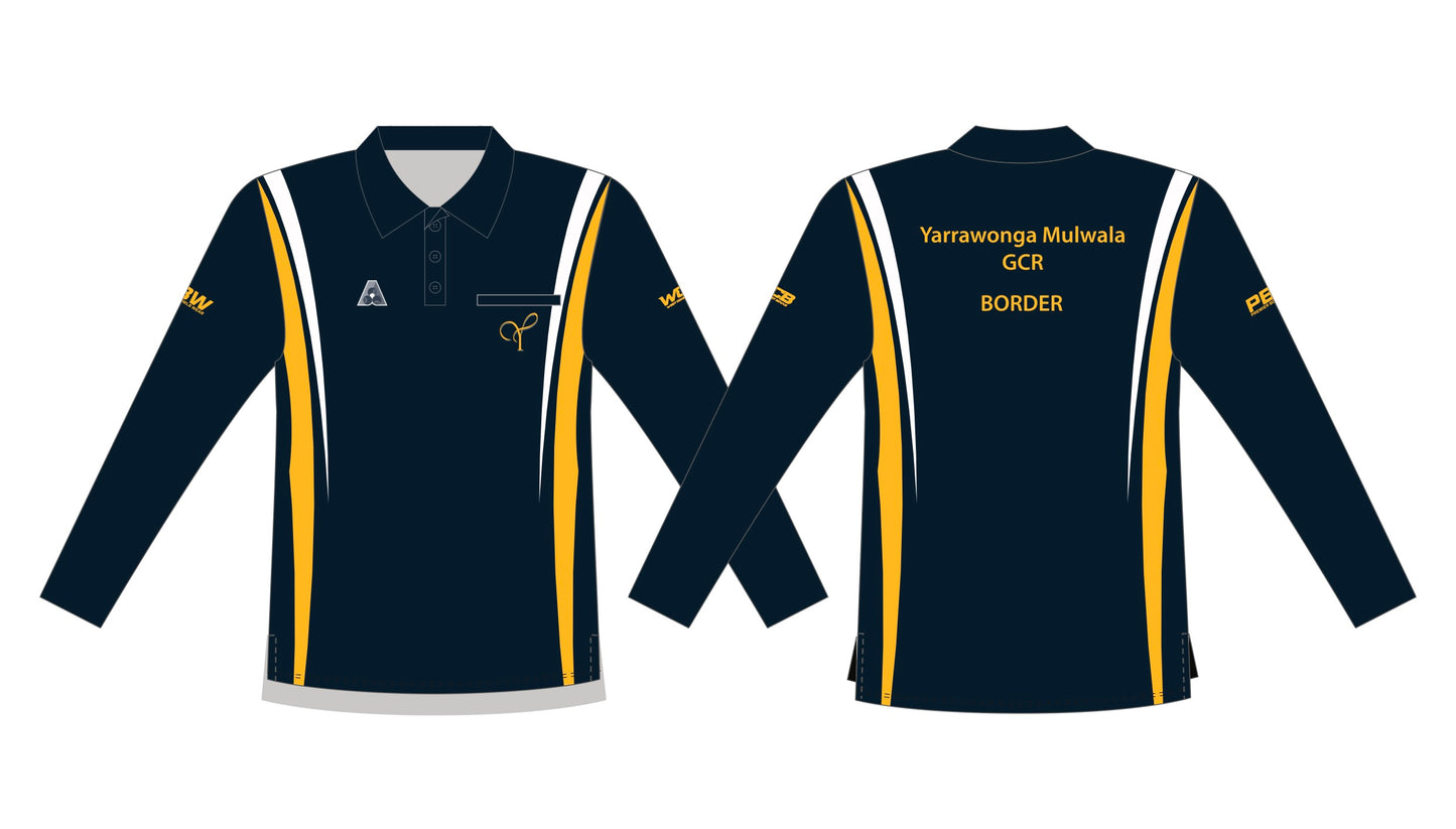 Yarrawonga MGCR Mens Long Sleeve Polo
