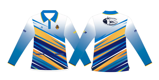 Crookwell Bowling Club Ladies Long Sleeve Polo