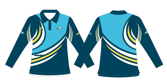 Mona Vale Bowling Club Ladies Long Sleeve Polo