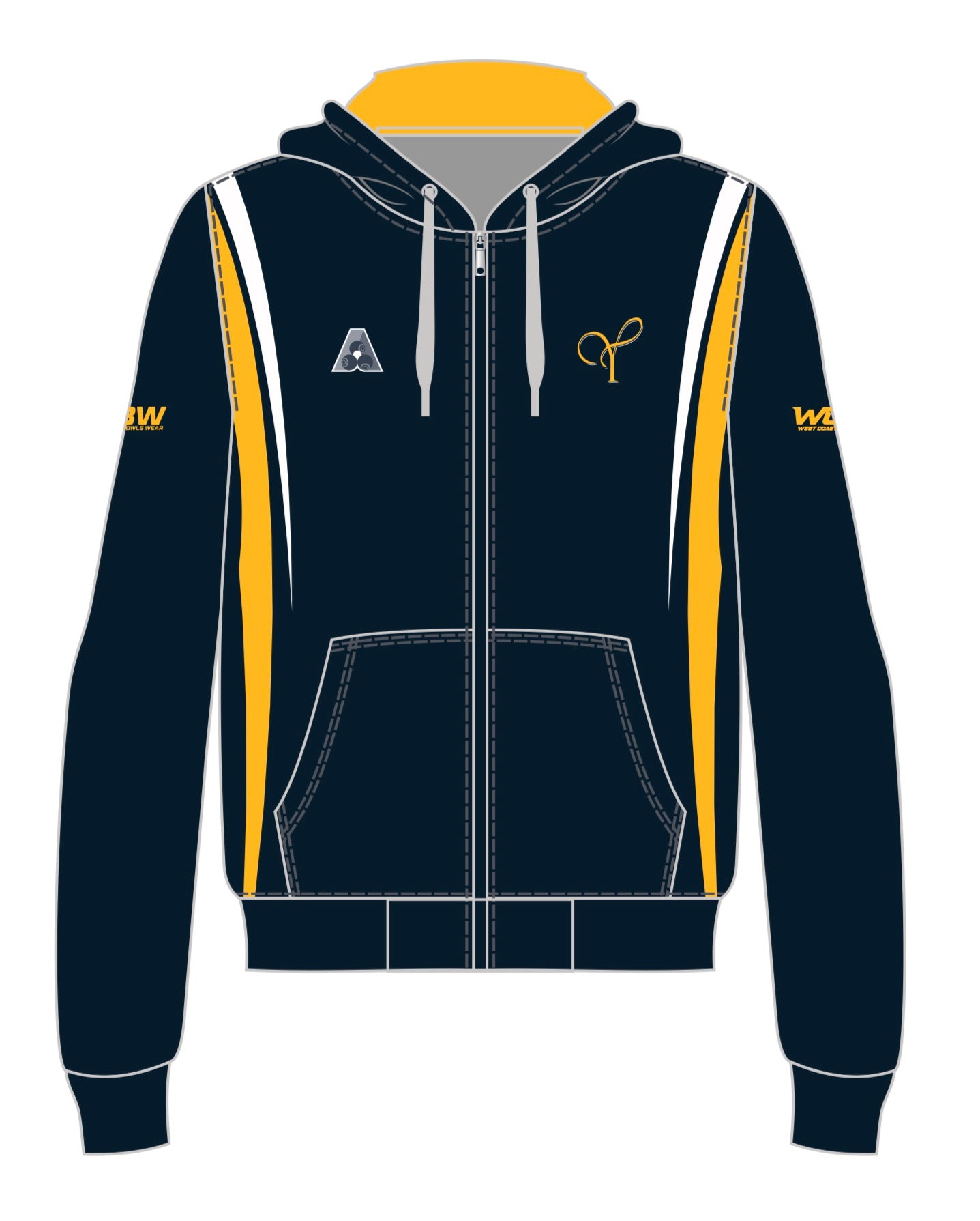 Yarrawonga MGCR Unisex Zipped Hoodie