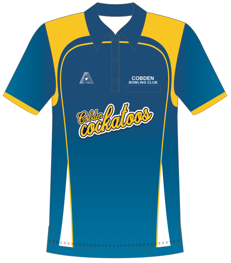 Cobden Bowling Club Mens Short Sleeve Polo