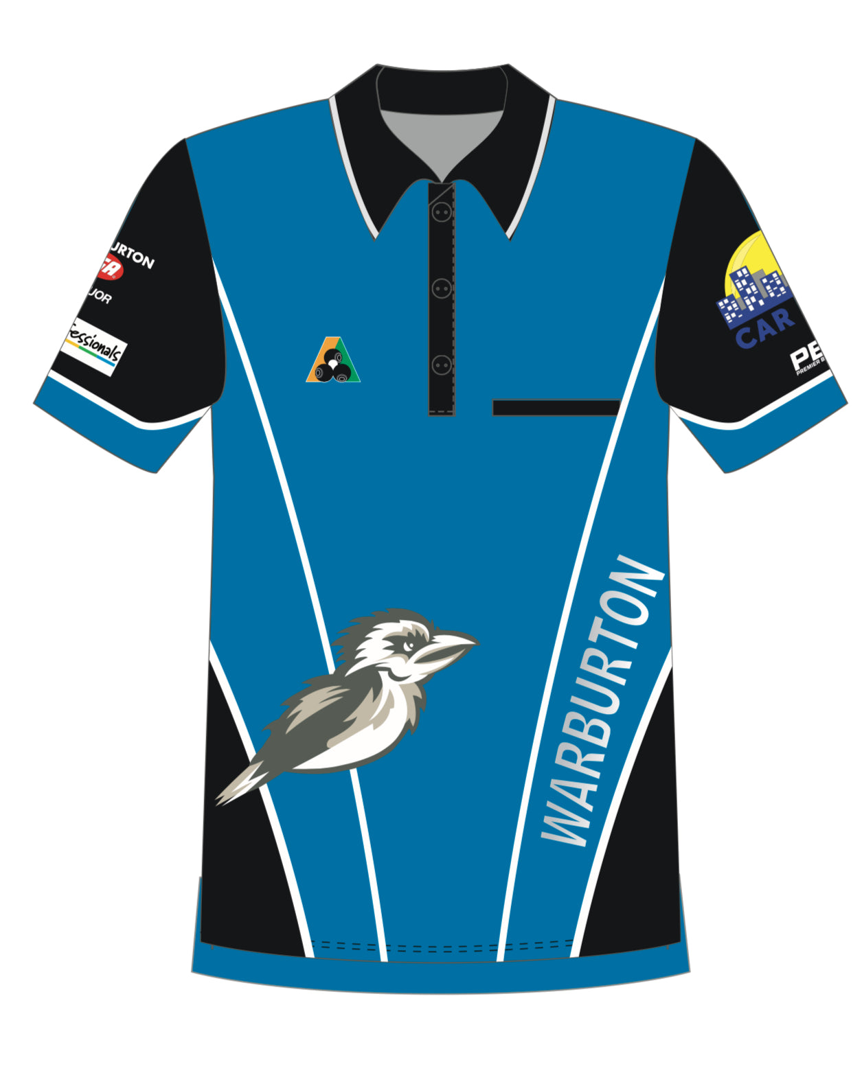 Warburton Bowls Club Mens Short Sleeve Polo