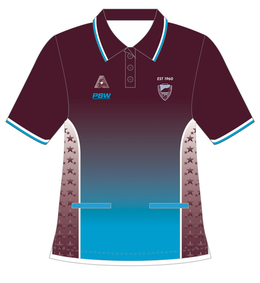 Claremont Bowls and Community Club Ladies Short Sleeve Polo