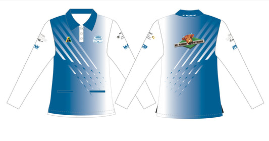 Mount Pleasant Bowling Club Ladies Long Sleeve Polo