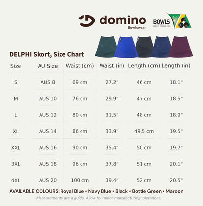 Delphi Skort by Domino Bowlswear