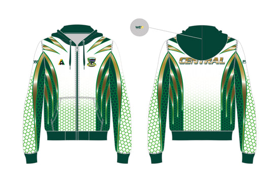 Central Bowling Club Colac Unisex Zipped Hoodie