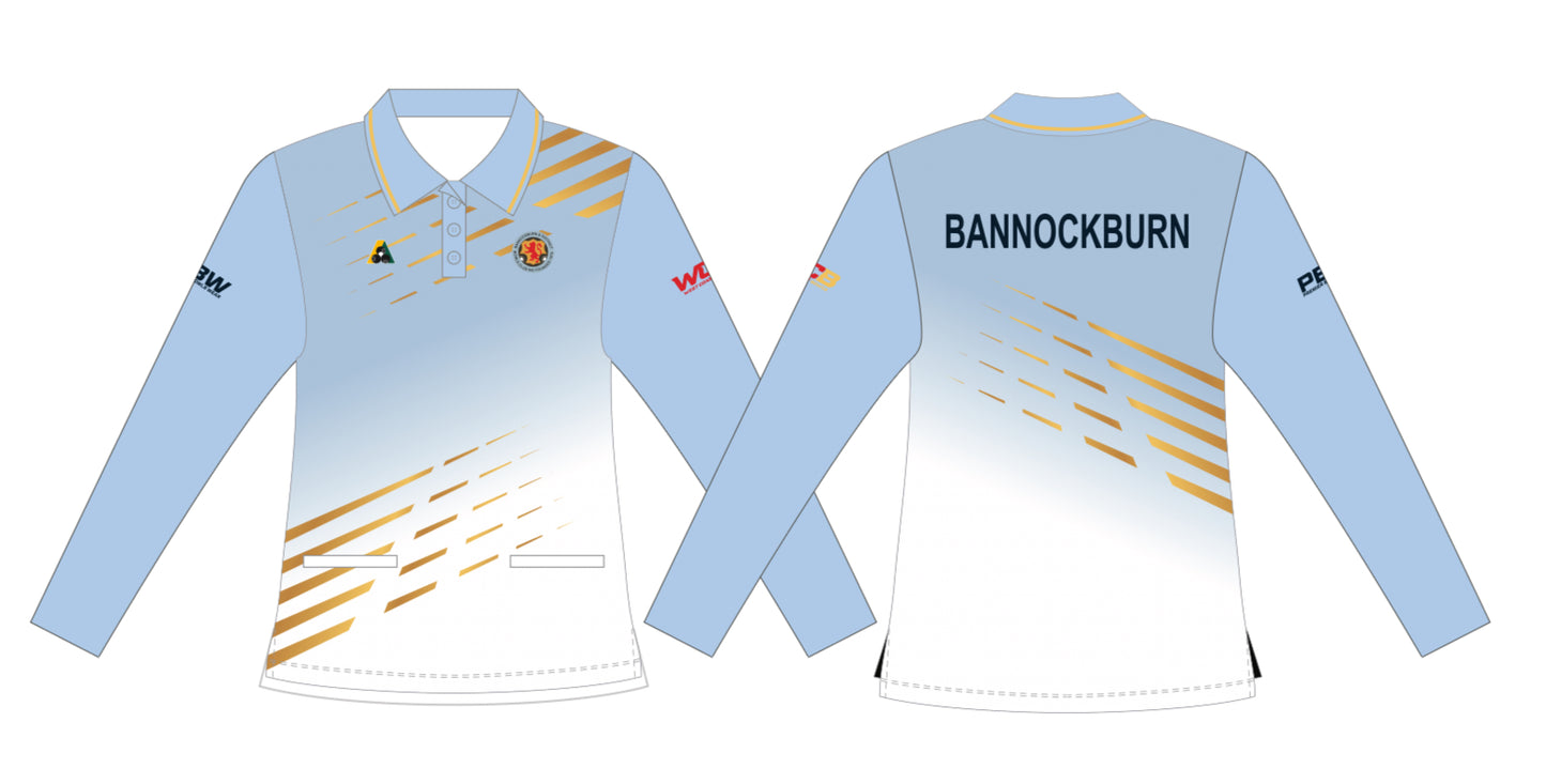Bannockburn Bowling Club Ladies Uniform Long Sleeve Polo