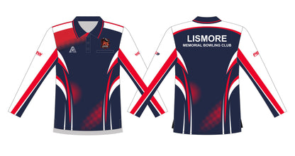 Lismore Bowling Club Mens Long Sleeve Polo