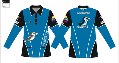 Warburton Bowls Club Ladies Long Sleeve Polo