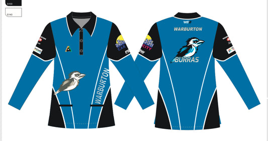 Warburton Bowls Club Ladies Long Sleeve Polo