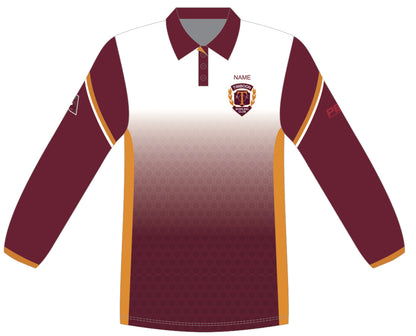 Timboon Bowling Club Uniform Ladies Long Sleeve Polo
