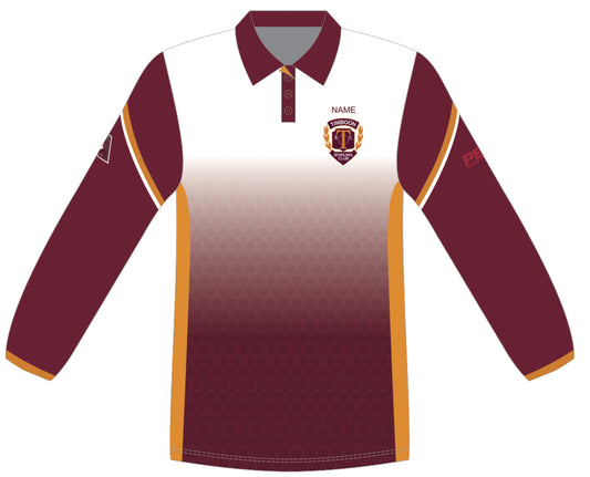 Timboon Bowling Club Uniform Ladies Long Sleeve Polo